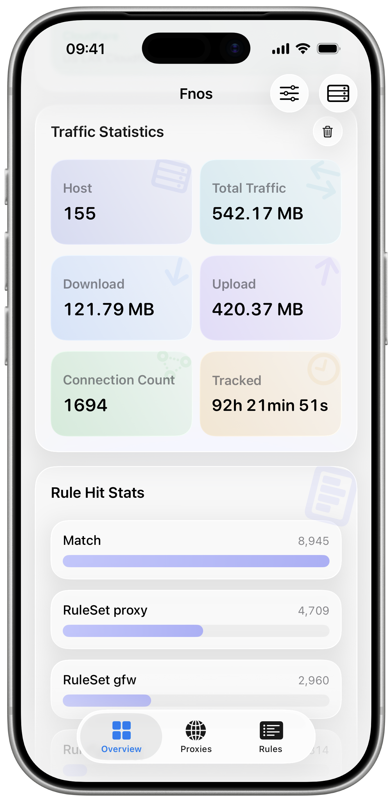 Mipa service cards screenshot